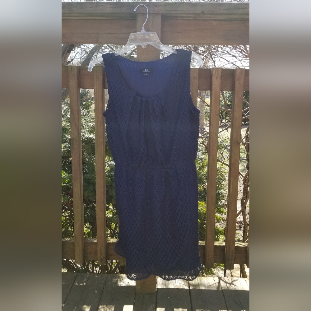 Navy blue dress